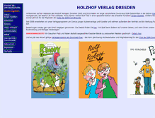 Tablet Screenshot of holzhof-verlag.de